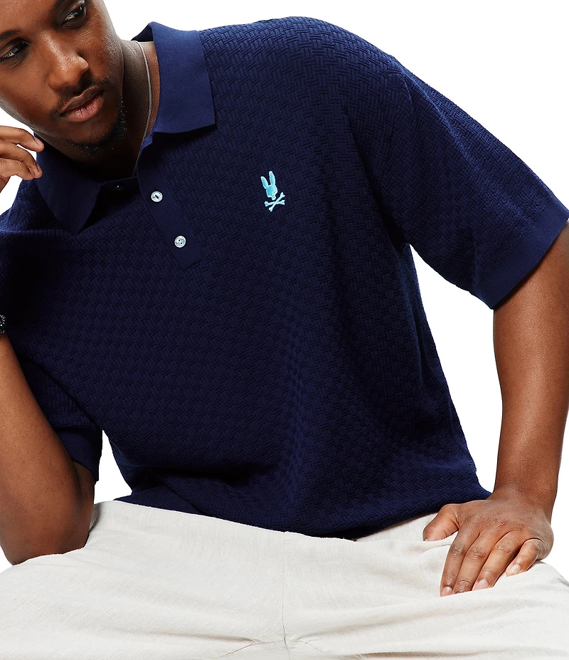 Psycho Bunny Jace Relaxed Fit Short Sleeve Polo Shirt