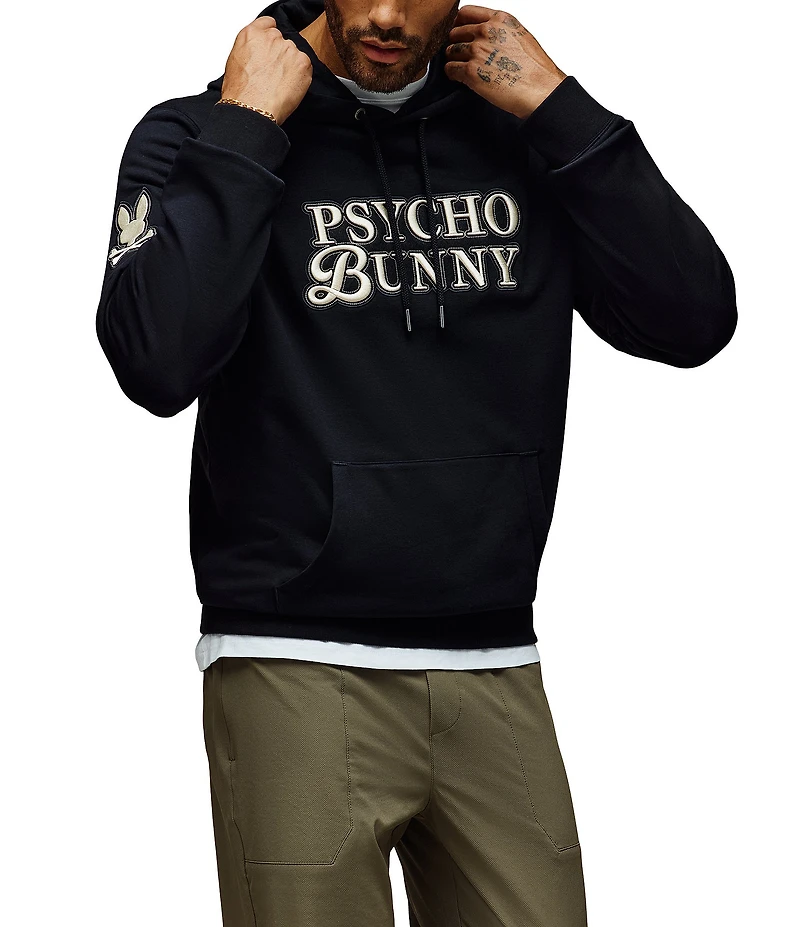 Psycho Bunny Janvi Embroidered Patch Hoodie
