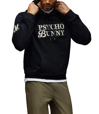 Psycho Bunny Janvi Embroidered Patch Hoodie