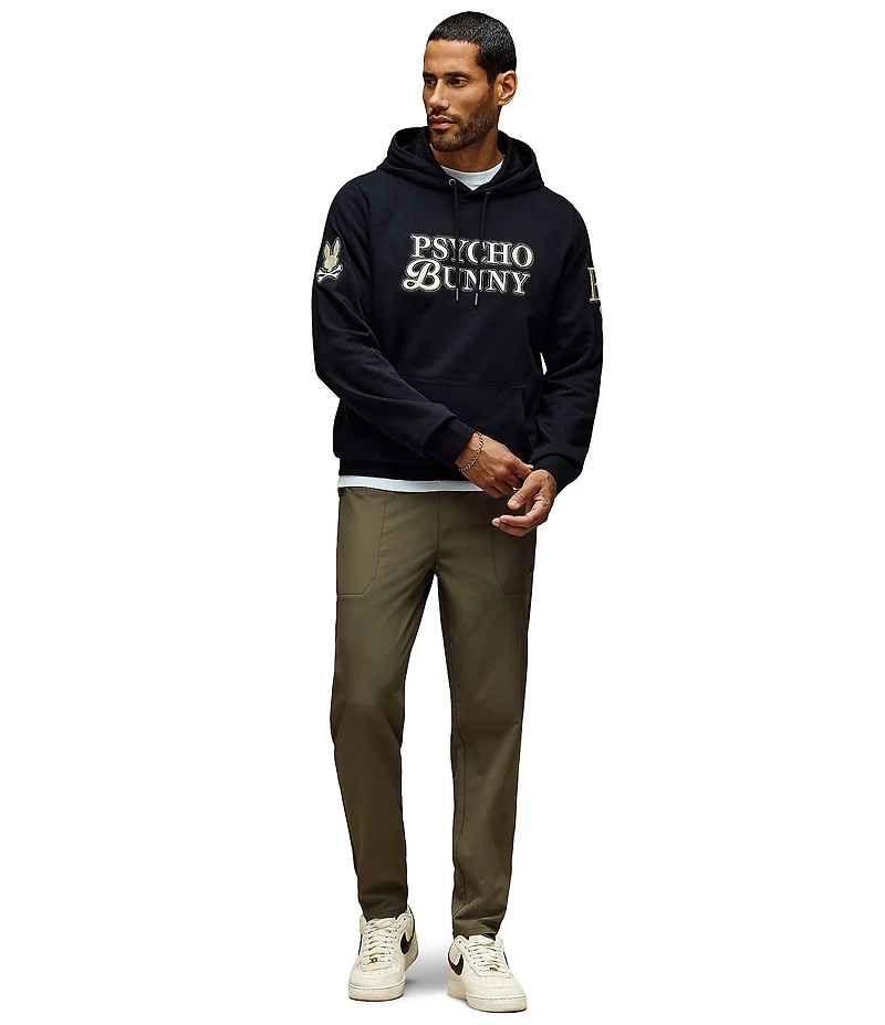 Psycho Bunny Janvi Embroidered Patch Hoodie