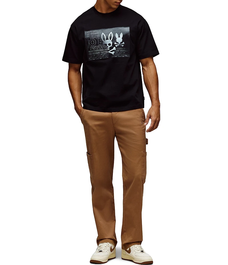 Psycho Bunny Jarvis Cotton HD-Printed Graphic Short Sleeve T-Shirt