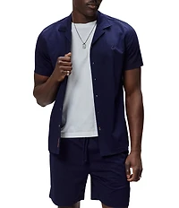 Psycho Bunny Jayme Seersucker Short Sleeve Woven Camp Shirt