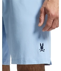 Psycho Bunny Jersey Lounge Embroidered Bunny Drawstring Shorts