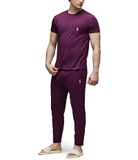 Psycho Bunny Jersey Lounge Embroidered Bunny Lounge Pants