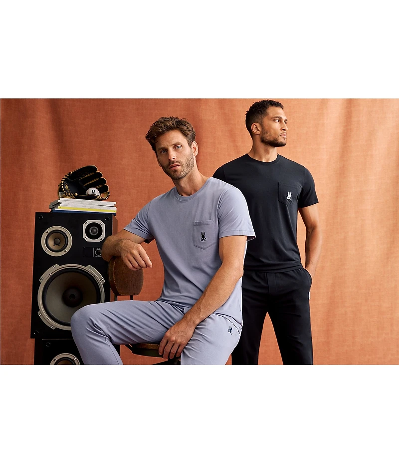 Psycho Bunny Embroidered Bunny Lounge Pants