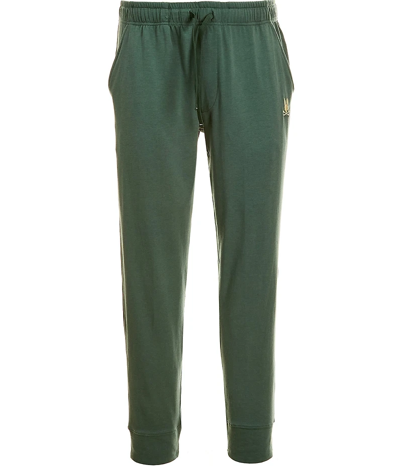 Psycho Bunny Jersey Lounge Embroidered Bunny Lounge Pants