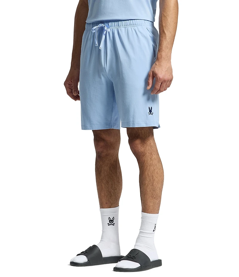 Psycho Bunny Jersey Lounge Embroidered Bunny Shorts