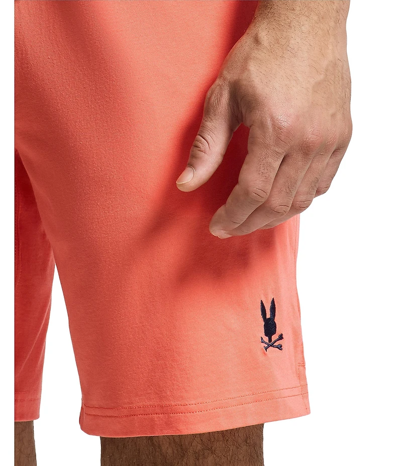 Psycho Bunny Jersey Lounge Embroidered Bunny Shorts