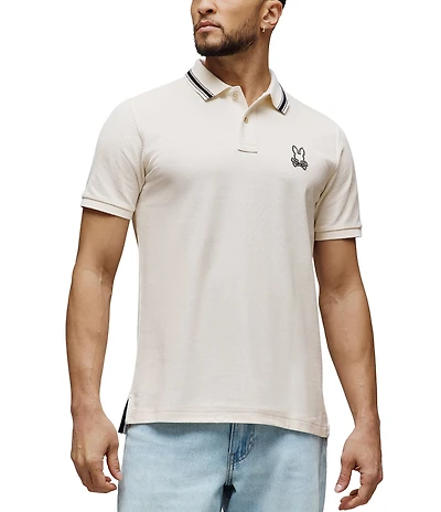 Psycho Bunny Joe Pique Short Sleeve Polo Shirt
