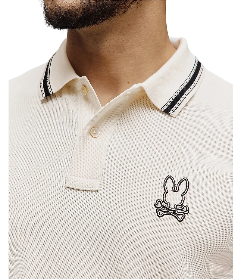 Psycho Bunny Joe Pique Short Sleeve Polo Shirt
