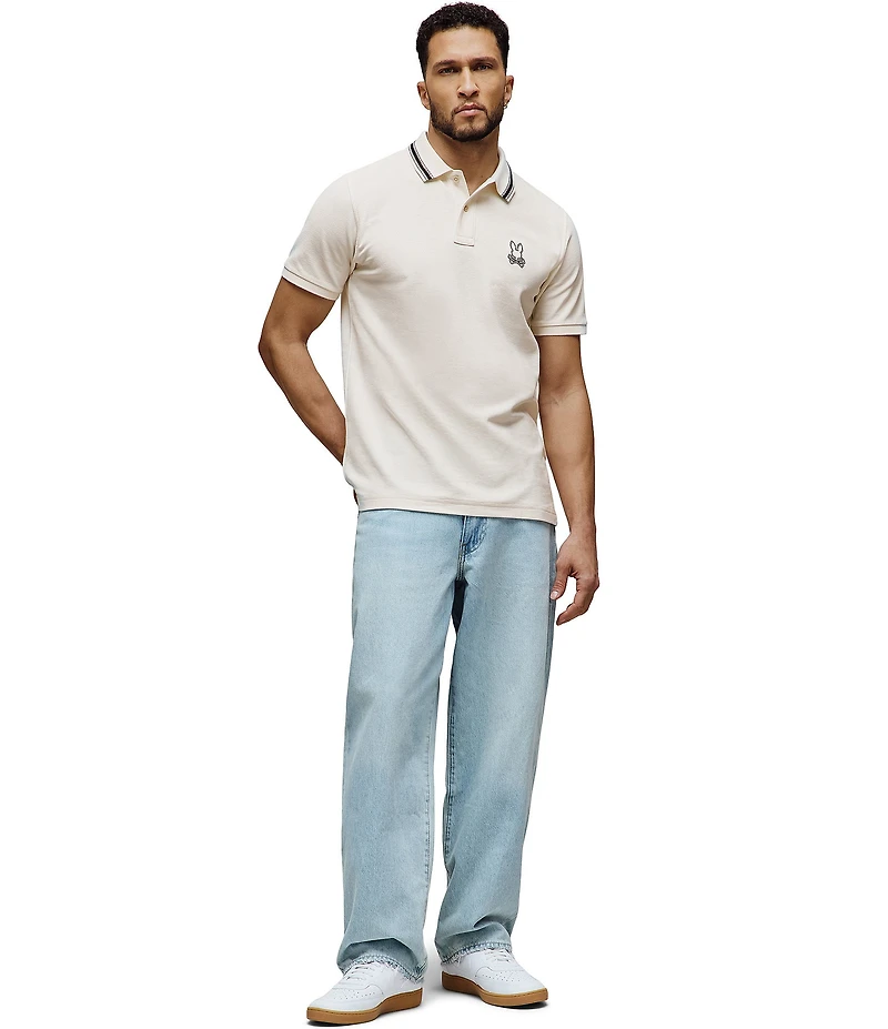 Psycho Bunny Joe Pique Short Sleeve Polo Shirt