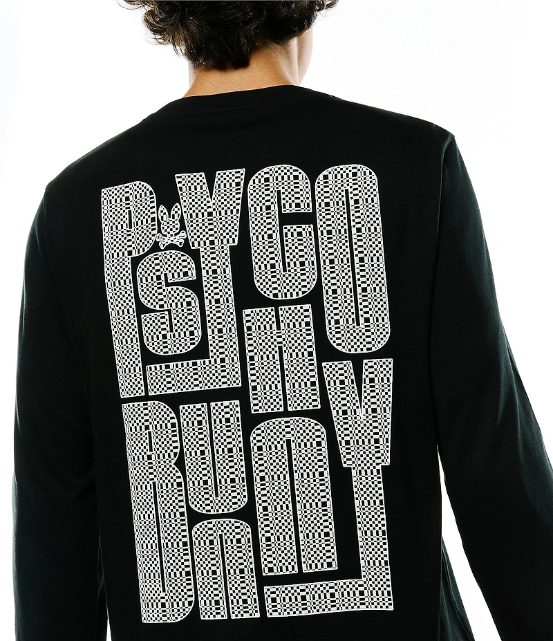 Psycho Bunny Joey Back Graphic Long Sleeve T-Shirt
