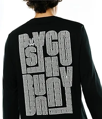 Psycho Bunny Joey Back Graphic Long Sleeve T-Shirt