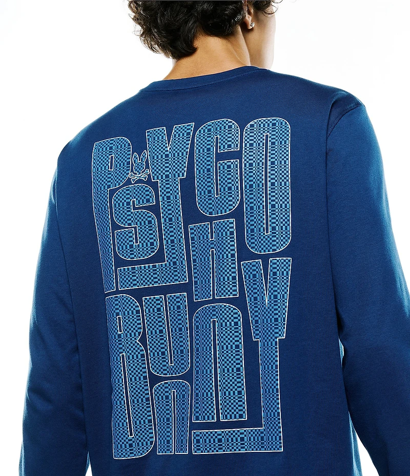 Psycho Bunny Joey Back Graphic Long Sleeve T-Shirt