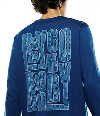 Psycho Bunny Joey Back Graphic Long Sleeve T-Shirt