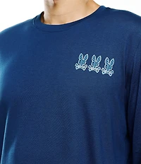 Psycho Bunny Joey Back Graphic Long Sleeve T-Shirt