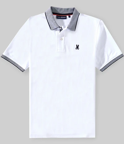 Psycho Bunny Jonas Pique Short Sleeve Polo Shirt