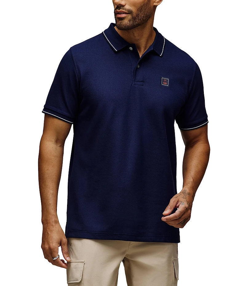 Psycho Bunny Joseph Pique Knit Polo Shirt