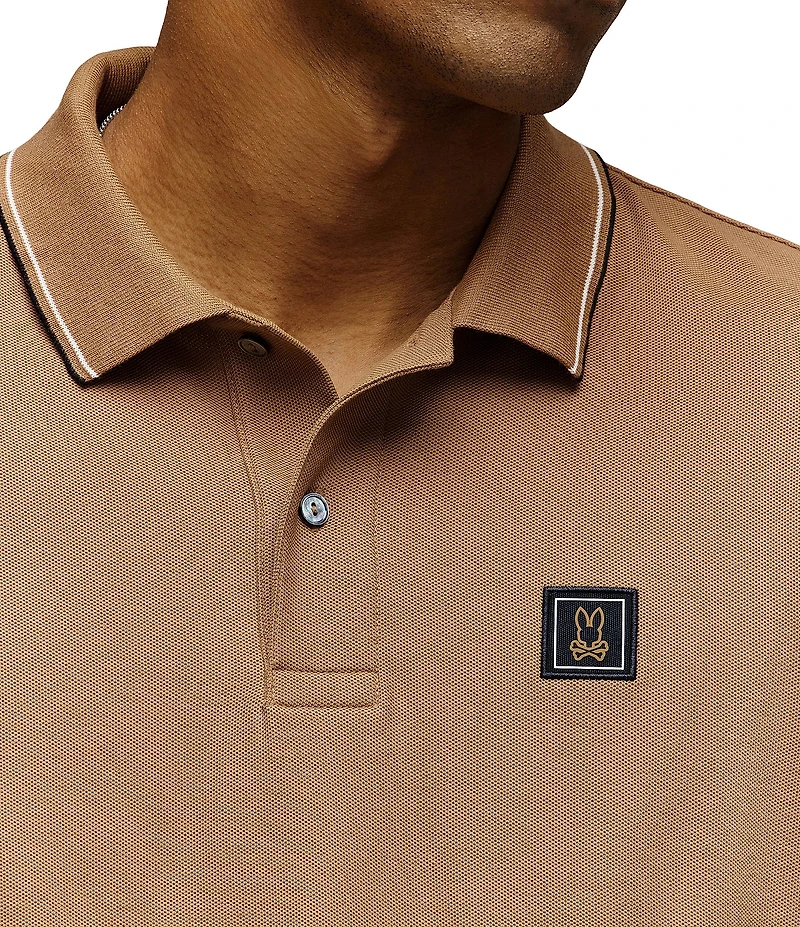 Psycho Bunny Joseph Pique Knit Polo Shirt