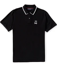 Psycho Bunny Jude Pique Short Sleeve Polo Shirt