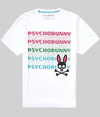 Psycho Bunny Landon Wordmark Short Sleeve T-Shirt