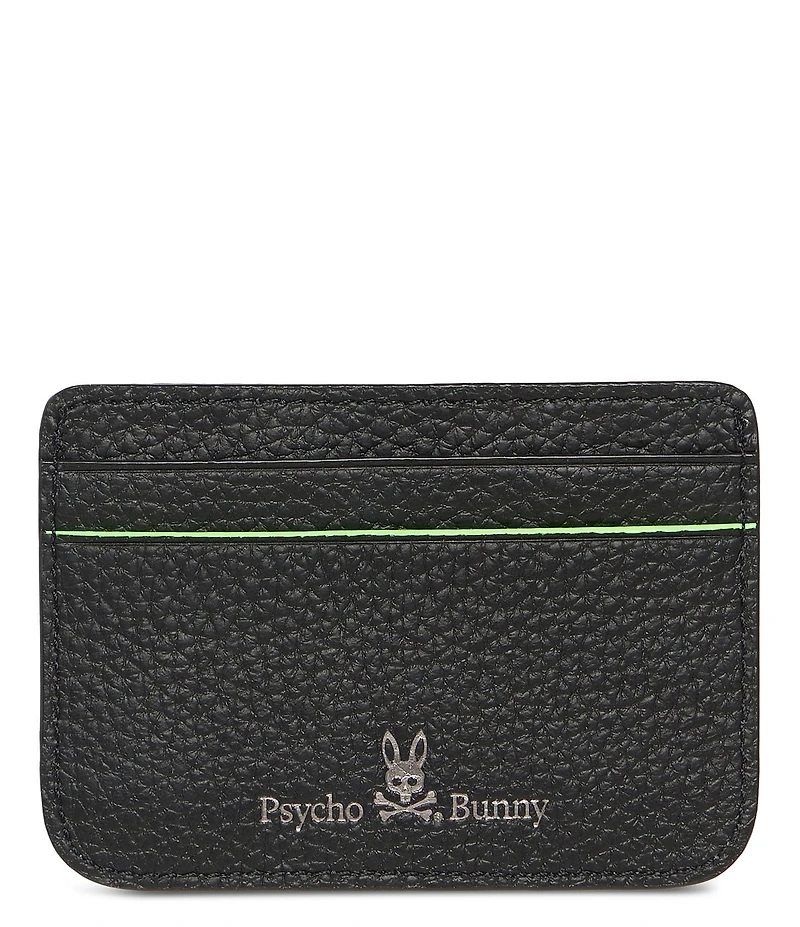 Psycho Bunny Leather Card Case