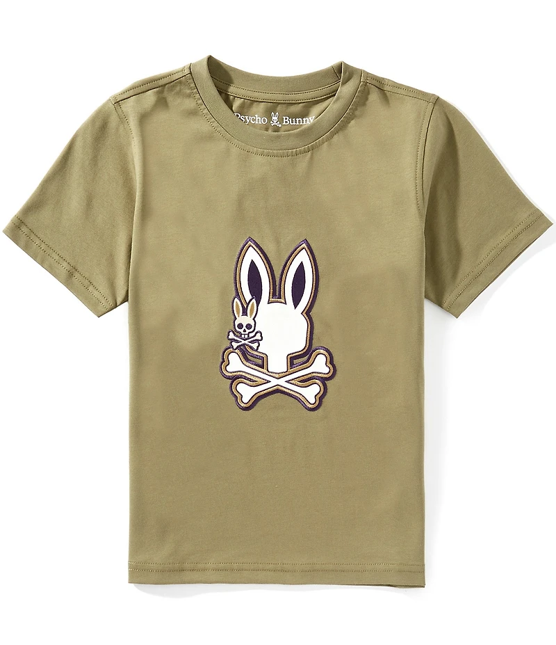 Psycho Bunny Litte/Big Boys Short Sleeve Wade Graphic T-Shirt