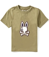 Psycho Bunny Litte/Big Boys Short Sleeve Wade Graphic T-Shirt