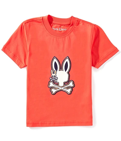 Psycho Bunny Litte/Big Boys Short Sleeve Wade Graphic T-Shirt