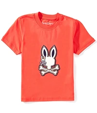 Psycho Bunny Litte/Big Boys Short Sleeve Wade Graphic T-Shirt
