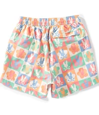 Psycho Bunny Little Boys Aiden All Over Bunny Swim Trunks