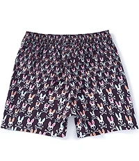 Psycho Bunny Little Boys Byron Allover Bunny Print Swim Trunks