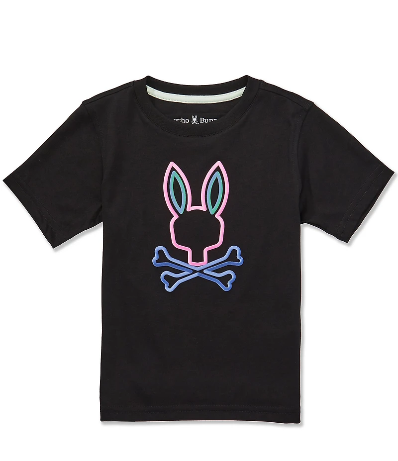 Psycho Bunny Little Boys Dayton Short Sleeve Graphic T-Shirt