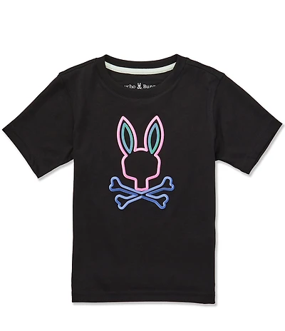 Psycho Bunny Little Boys Dayton Short Sleeve Graphic T-Shirt