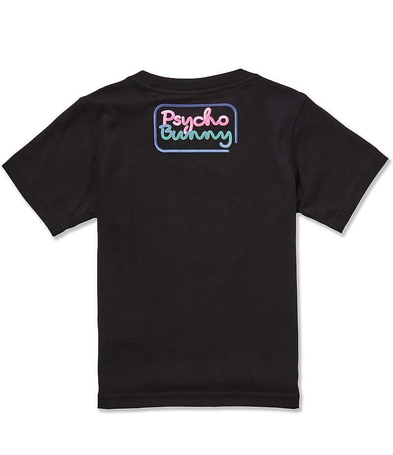 Psycho Bunny Little Boys Dayton Short Sleeve Graphic T-Shirt