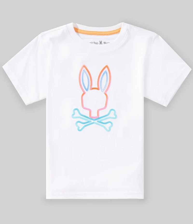 Psycho Bunny Little Boys Dayton Short Sleeve Graphic T-Shirt