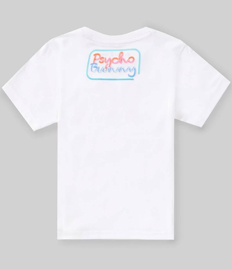 Psycho Bunny Little Boys Dayton Short Sleeve Graphic T-Shirt