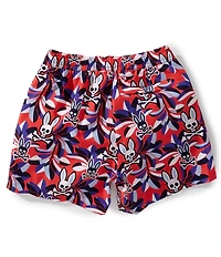 Psycho Bunny Little Boys Florian All Over Print Swim Trunks