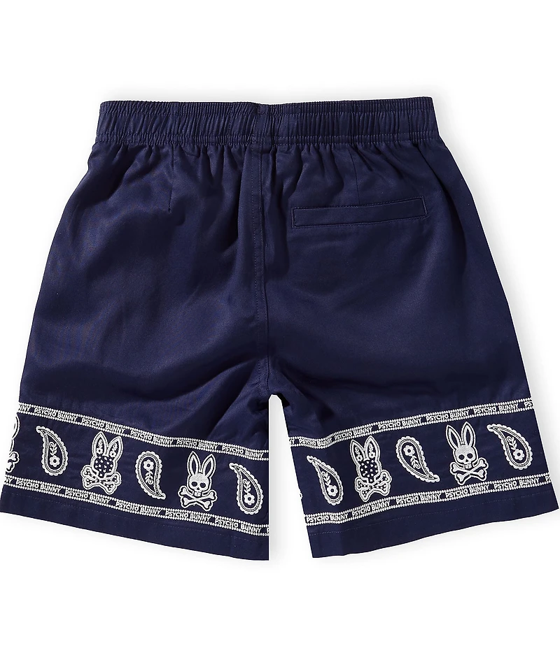 Psycho Bunny Little Boys Luke Paisley Placement Printed Shorts