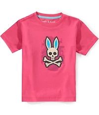 Psycho Bunny Little Boys Short Sleeve Marcus Bunny Graphic Tee