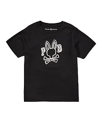 Psycho Bunny Little Boys Short Sleeve Bales Graphic T-Shirt