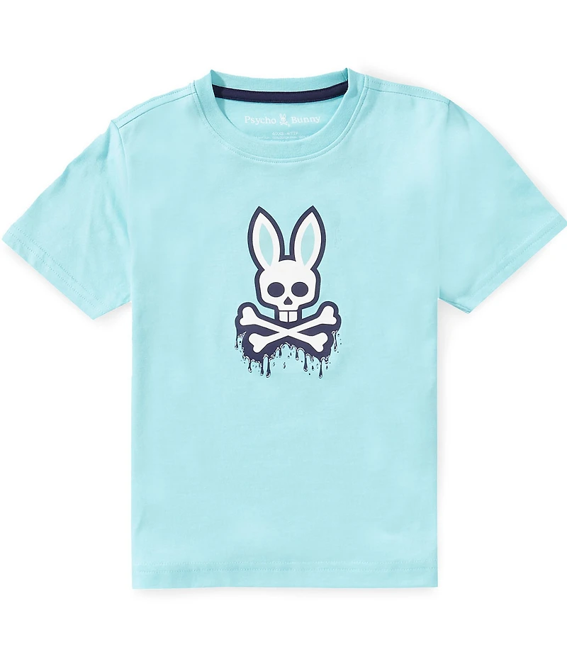 Psycho Bunny Little Boys Short Sleeve Carl Graphic T-Shirt