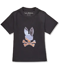 Psycho Bunny Little Boys Short Sleeve Dante Bunny Graphic T-Shirt
