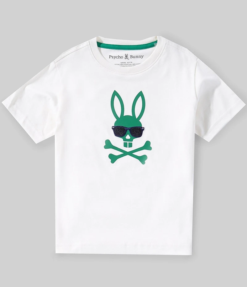 Psycho Bunny Little Boys Short Sleeve Devin Graphic T-Shirt
