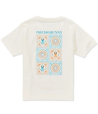 Psycho Bunny Little Boys Short Sleeve Frank Back Graphic Tee