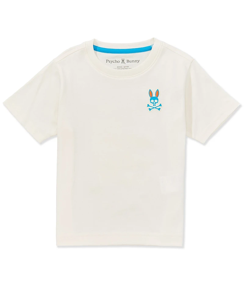 Psycho Bunny Little Boys Short Sleeve Frank Back Graphic Tee