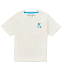 Psycho Bunny Little Boys Short Sleeve Frank Back Graphic Tee