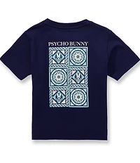 Psycho Bunny Little Boys Short Sleeve Frank Back Graphic Tee