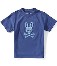 Psycho Bunny Little Boys Short Sleeve Gabin Graphic T-Shirt
