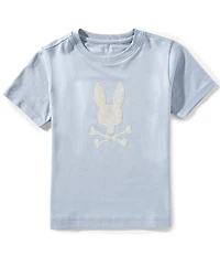 Psycho Bunny Little Boys Short Sleeve Grant Bunny Graphic T-Shirt